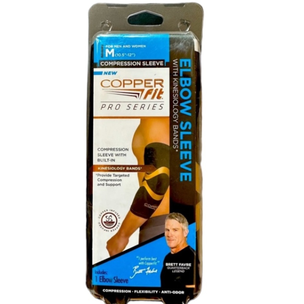 New in box Copper Fit Pro Series Kinesiology Elbow Sleeve Sz XL - Picture 2 of 16